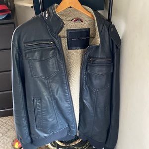 Tommy Hilfiger Leather Coat